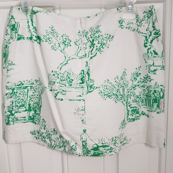 Lilly Pulitzer Spring Toile Print Skirt - Picture 4 of 4